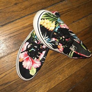 Floral vans!!